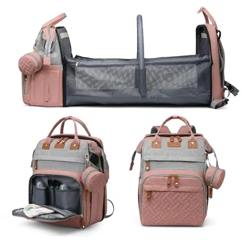 Jeryswet Baby Diaper Bags with Changing Station product image