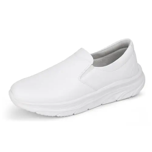 Hawkwell Men's slip-on nursing shoes with arch support