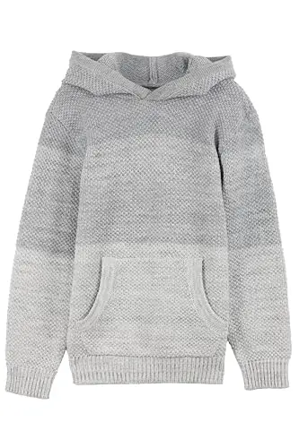 X RAY boys colorblock hoodie sweater in light grey with bold design