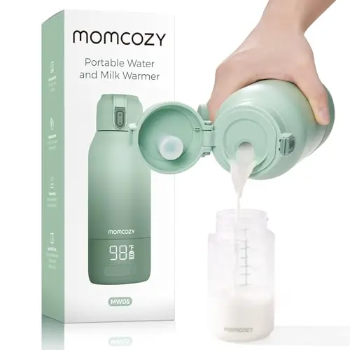 Momcozy portable stainless steel milk warmer for travel