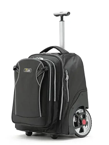NEW TILAMI rolling backpack with large wheels designed for climbing stairs