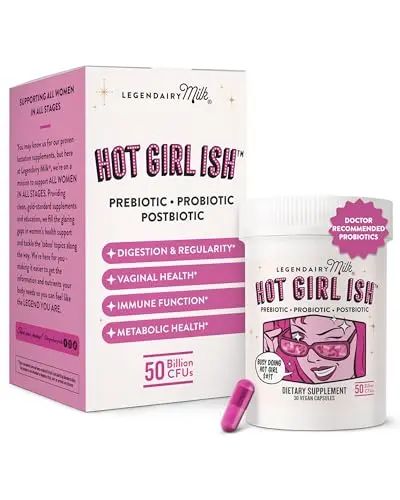 Legendairy Milk Hot Girl Ish probiotics for women with 50 billion CFU