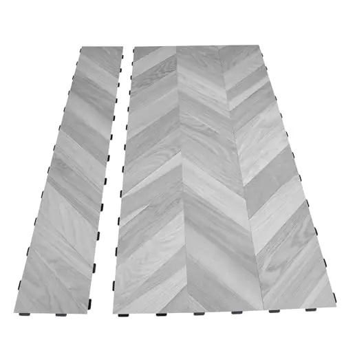 Art3d wood-look luxury vinyl interlocking floor planks