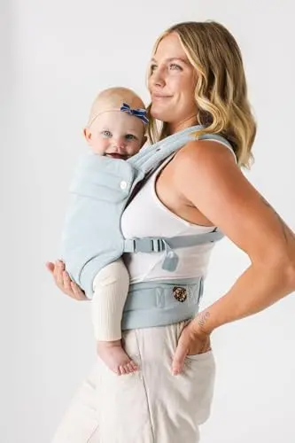 Mabe Monarch Ergonomic Baby Carrier in Dream Wash Denim