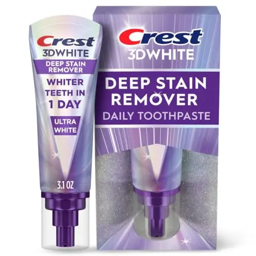 Crest 3DWhite Brilliance Deep Stain Remover pump toothpaste