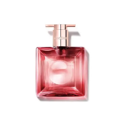 Lancome Id?le Power Intense perfume bottle, an ultra-thin metallic design.