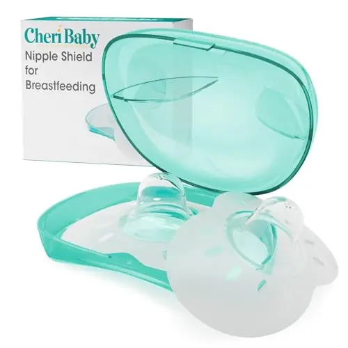 CheriBaby Nipple Shield pair with carrying case