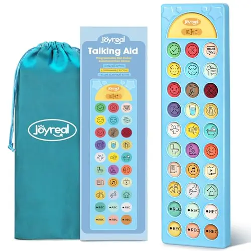 JOYREAL AAC speech therapy device with multiple programmable talking buttons