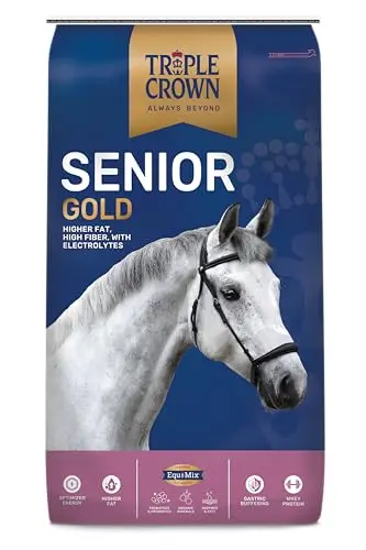 Triple Crown Senior Gold Premium Horse Feed bag