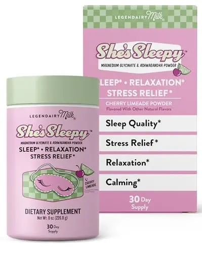 Legendairy Milk Shes Sleepy sleep aid powder with magnesium and ashwagandha