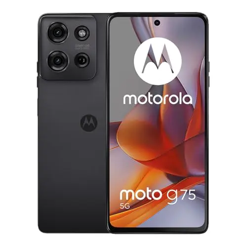 Motorola Moto G75 5G unlocked smartphone in gray