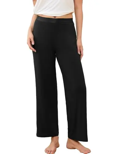 GYS Soft Comfy Pajama Pants in Black