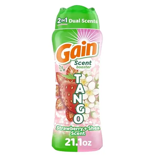 Gain Tango Strawberry and Shea Dual Scent Laundry Beads