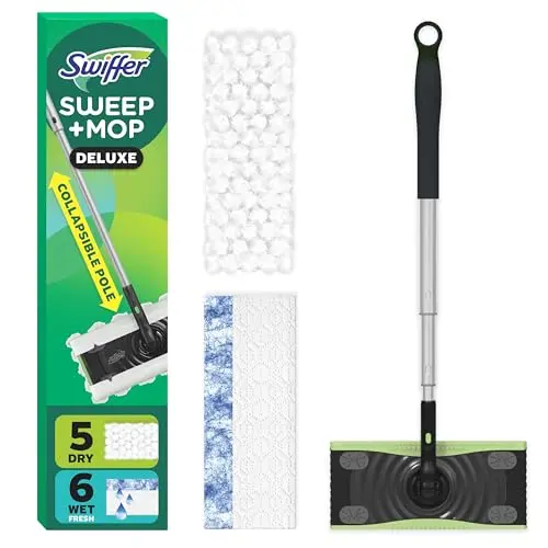 Swiffer Sweep and Mop Deluxe 2-in-1 floor cleaning kit