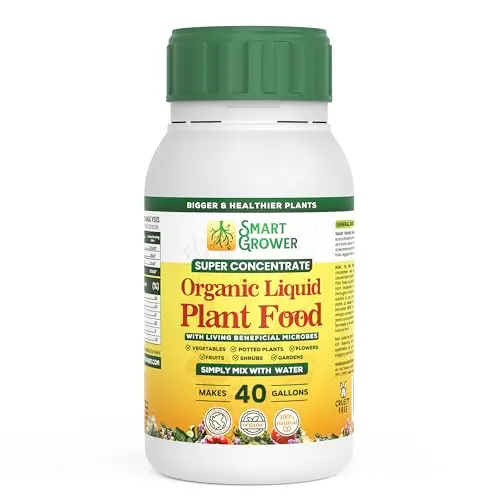 Smart Grower Organic Liquid Plant Food super concentrate bottle