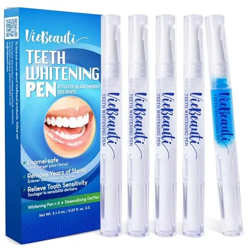 VieBeauti Teeth Whitening Pen Gel Kit with multiple pens