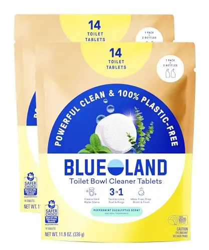 Blueland Toilet Cleaner Tablets in packaging