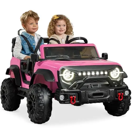 Best Choice Products 24V 2-seater electric ride on truck for kids