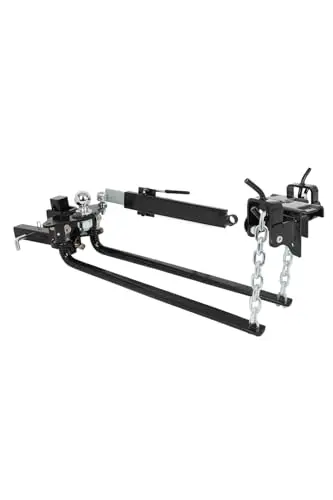 Dollate weight distribution hitch kit with sway control bar