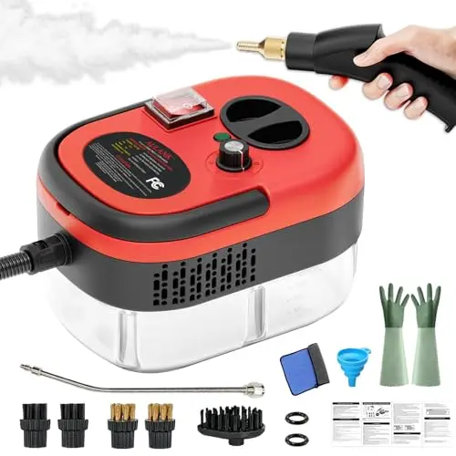 AULANK red handheld high-power steam cleaner
