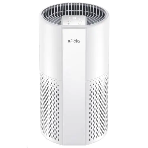 Afloia PLUTO air purifier in white with washable pre-filter