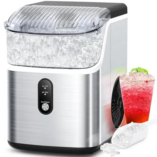 COWSAR Auto-Cleaning Nugget Ice Maker on a countertop