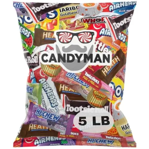 5-pound bag of CANDYMAN assorted chocolate and candy mix