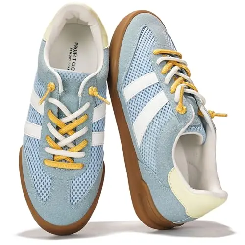 Project Cloud Verdy Blue Genuine Leather Sneakers