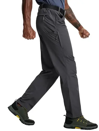 Men's lightweight cargo pants with DuPont Teflon waterproof coating