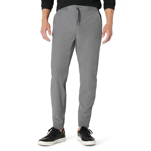 Amazon Essentials men's jogger-style pants for comfortable travel