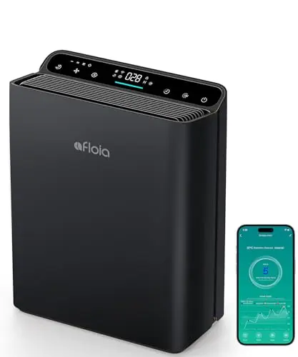 Afloia Europa Smart air purifier with laser sensor and app connectivity