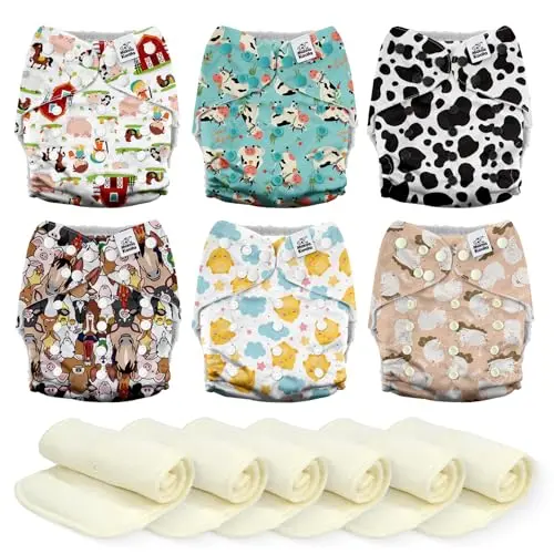 Mama Koala 3.0 pocket diapers with AWJ inner lining