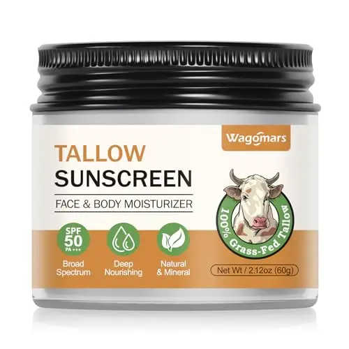 Wagomars SPF 50 beef tallow mineral sunscreen