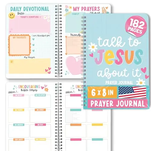 Hadley Designs Weekly & Daily Prayer Journal in Teal color with polyurethane cover