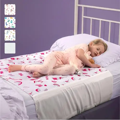 IMPROVIA Toddler Pads in Unicorn design, showing quilted texture and tuckable wings