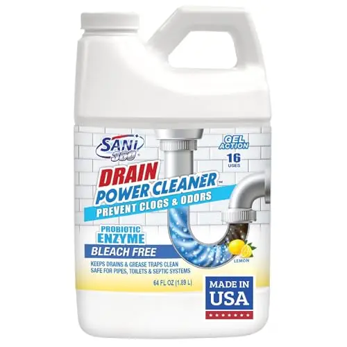 SANI 360 Drain Power Cleaner probiotic enzyme gel for septic systems