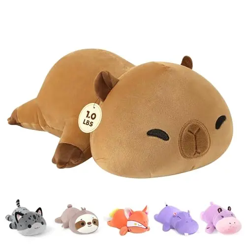 Onsoyours Weighted Capybara plush toy for sensory comfort