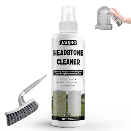 JAOJAO headstone cleaner kit with spray bottle