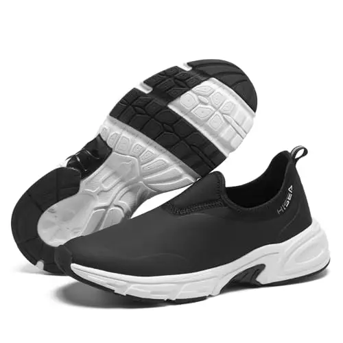 HISEA women's ankle-high neoprene rain and garden shoe