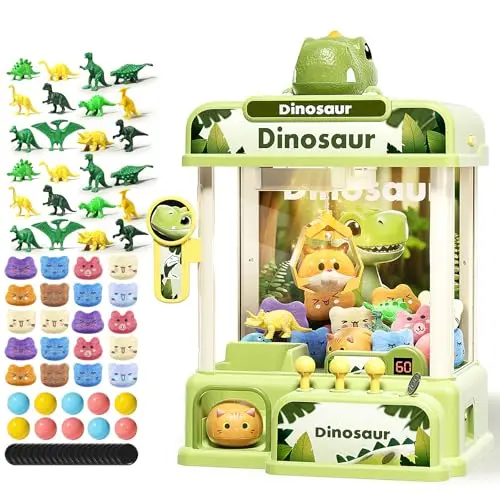 STACTCUTE dinosaur-themed claw machine toy with prizes for kids