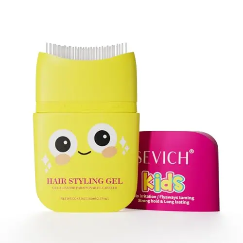 SEVICH kids hair gel stick with built-in comb in cartoon bottle