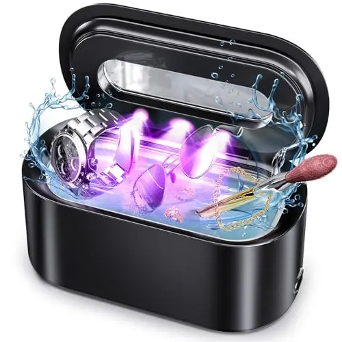 Owaylon ultrasonic cleaner with digital timer display