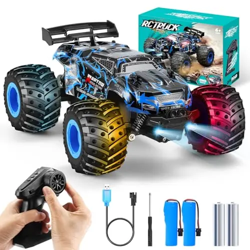 BIFYTON 1:18 scale orange and black all-terrain remote control truck