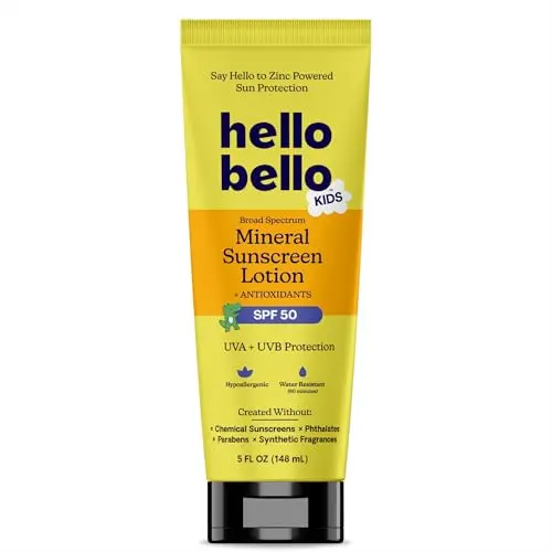 Hello Bello Kids Mineral Sunscreen SPF 50 Lotion bottle