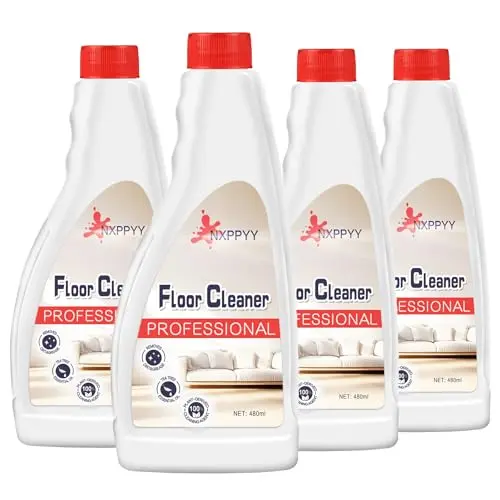 NXPPYY Floor Cleaning Solution Compatible with Roborock 4-bottle pack
