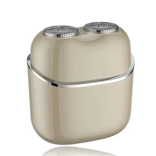 Mbeysaq mini electric shaver with smart sensor and dual heads