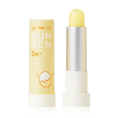 RUNBEN Baby Lip Balm with egg yolk oil for toddler chapped lips