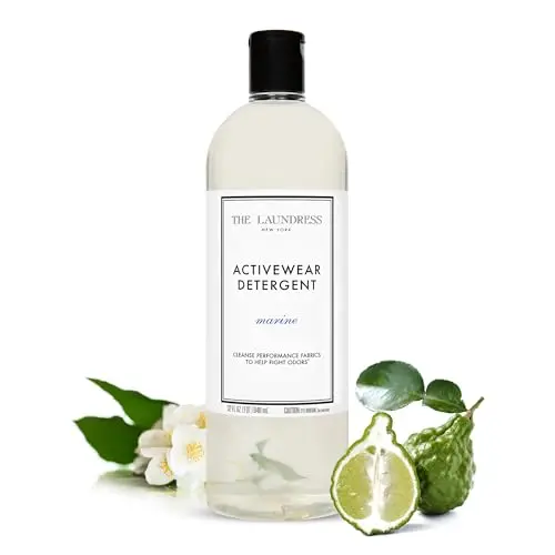 The Laundress Activewear Laundry Detergent bottle with Marine scent