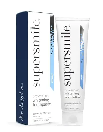 Supersmile Icy Mint fluoride-free whitening toothpaste