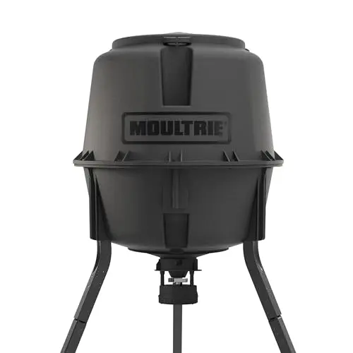 MOULTRIE 200 lb programmable deer feeder with Bluetooth connectivity